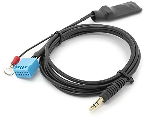 Adapter Universe KFZ PKW Auto Radio AUX Interface 12pol Kabel Quadlock Klinken Stecker 3,5mm passend für Audi VW Skoda Seat