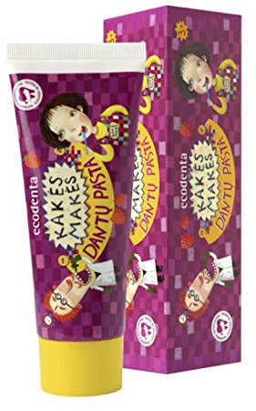 Kake Make Tooth Pâte à dents pour enfants 2,5 oz – Framboise Flavor