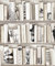 Cream Beige Bookcase Wallpaper Library French Vintage Encyclopedia Retro Y�L