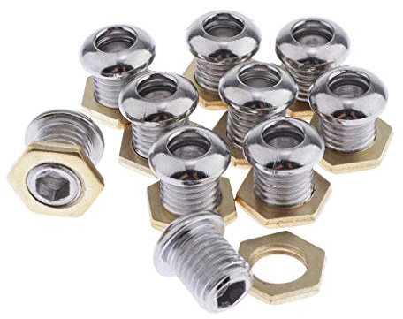 H HILABEE 10pcs Drum Air Vent Mit Dichtung Bass Tom Snare Drum Parts Zubehör