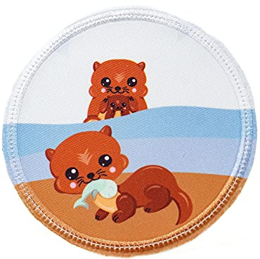 Stoff - Klett - Patch für den Schulranzen oder Rucksack optional mit Namen | 54 Motive | auch als Anhänger oder zum Aufbügeln | super Geschenk zu Einschulung