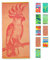 jilda-tex Strandtuch 90x180 cm Badetuch Strandlaken Handtuch 100% Baumwolle Velours Frottier Pflegeleicht Verschiedene Designs (Paradise Bird)