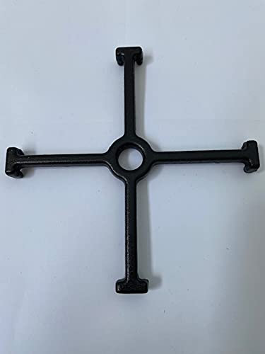 RIDUTTORE IN GHISA RUVIDA RESISTENTE AD ALTE TEMPERATURE CON 4 ASOLE DI AGGANCIO DI MISURE 158 MM X 125 MM