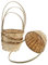 4Er Set Handgefertigte Bambuskörbe - Vielseitige Blumenkörbe Mit Henkel Für Hochzeiten, Obstaufbewahrung Und Dekoration, 17X17X28Cm