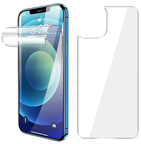 Tempered Glass/Soft Screen Protector for Apple iPhone 6 7 8 Plus X XS XR 11 12 13 Pro Max SE (13 Pro, Soft Film Front+Back)