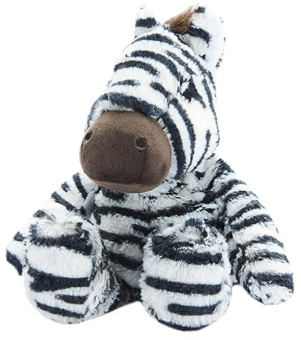 Warmies Plüsch Zebra Mikrowellen-Erwärmbarer Gewichteter Teddy mit französischem Lavendelduft, heißer oder kalter Weizensack für kühle Entspannung und warme Linderung