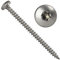 OPIOL QUALITY® Spanplattenschrauben mit Rundkopf und verstärktem Kopf TORX 4x70 mm aus Edelstahl A2 V2A (50 Stück) Linsenkopfschrauben TX Vollgewinde Holzschrauben