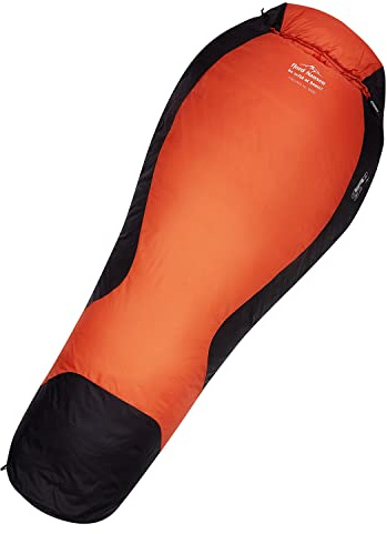 FJORD NANSEN Finmark MID Schlafsack Frühling Sommer Herbst Winter 4 Grad 900g | Mumie-Schlafsack Winterschlafsack für Erwachsene Verschluss Links | Camping Outdoor | Thermo Leicht & Warm 198x80x30cm