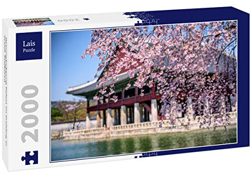 Lais Puzzle Gyeongbokgung Palast im Frühling in Seoul, Südkorea 2000 Teile