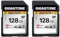 [5 anni di recupero dati gratuito] GIGASTONE 128GB Set da 2 Scheda SD 4K Camera Pro MAX, A2 SDXC 4K video UHD, alta velocità 120/80MB/s, compatibile Canon, Sony, Panasonic, 2 custodie mini