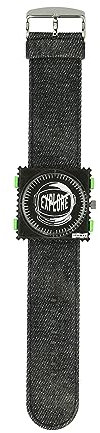 S.T.A.M.P. S. Uhr, Uhren-Set Explore, Zifferblatt mit Armband, Armbanduhr, Uhrengehäuse, Wechselzifferblatt, Quarz Analog Uhr, Denim Uhrenarmband, 5ATM Wasserfest, Kunststoff