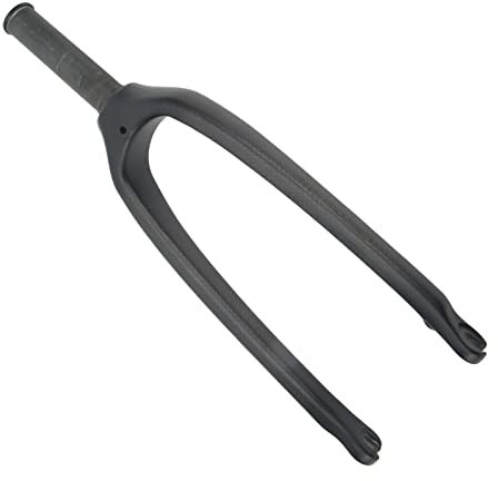 Otufan Forcella per Mountain Bike da 20 Pollici, Forcella Anteriore per Bici Opaca 3K in Fibra di Carbonio Design Antiurto Integrato per Bici Pieghevoli con Tubo Sterzo Dritto da 28,6 Mm