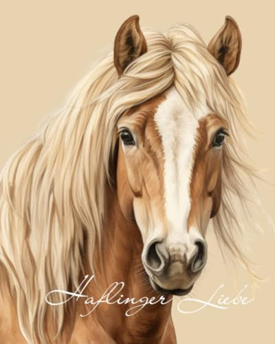 Haflinger Liebe Notizbuch: 120 Seiten, liniert