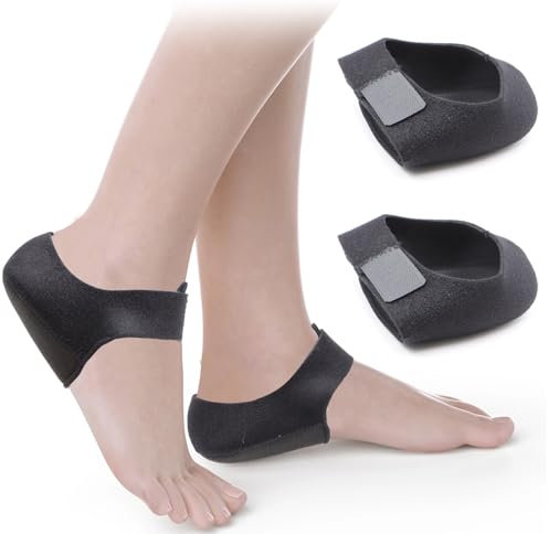 2 Paio di Protezione per Sperone Calcaneare, SPOKKI Solette per Tallone Ortopedico in Silicone per Scarpe, Salva Talloniera, Solette Gel Sperone Calcaneare, Tallonite (S)