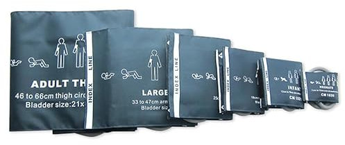 6 Sizes Blood Pressure Monitor Upper Arm Large Cuff Blood Pressure Cuff