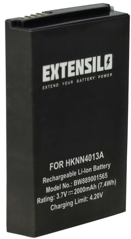 EXTENSILO Akku kompatibel mit Motorola SL1600 | SL2600, SL1M, SL2K, SL2M, SL300, SL3000 Funkgerät, Walkie Talkie (2000 mAh, 3,7 V, Li-Polymer)