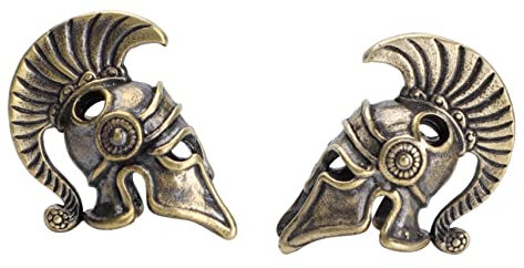 OSOLADY 2st DIY-Material DIY Anhänger Antike Abstandsperlen Charm-anhänger Selber Machen Schlüsselbandperle Halskette Armband Helmperlenanhänger Retro-Helm Messing