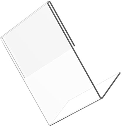 HOODANCOS Acrylglas Ständer Für Schilder Kartenhalter Aus Acryl Schilderhalter Für Tisch Robuster Flyerhalter Acrylständer Für Dokumente