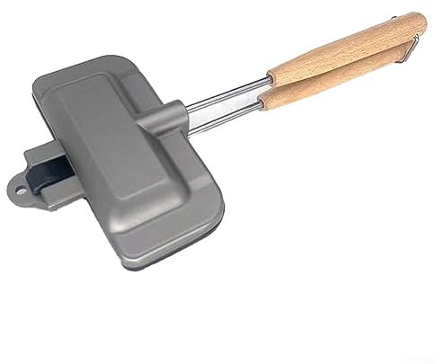 SPORTARC Sartén de aleación de aluminio, cabezales extraíbles duales, sándwiches de desayuno fáciles y rápidos