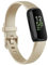 YLK Armband Kompatibel mit Fitbit Inspire 3 Armband für Damen Herren, Klassisches Silikon TPU Armbänder Sport Verstellbares Ersatzarmband für Fitbit Inspire 3 Uhrenarmband,Gold