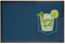 Fabulous Fußmatte blau – Mojito-Tasche für Cocktail, Urlaub, Aperio, Zeichnung, Maße: 60 x 40 cm