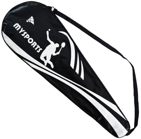 miaomiao Wasserdicht Badminton Tasche, Badminton Schlägertasche für 2 Schläger, Sport Badminton Umhängetasche, Schulter Badminton-Tasche