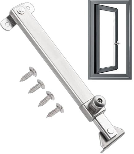 Soportes de ventana abatibles, cerraduras de ventana abatible – Pestillo de ventana abatible | Cerraduras de cierre de ventana para ventanas de aleación de aluminio, ventanas de madera, ventanas de