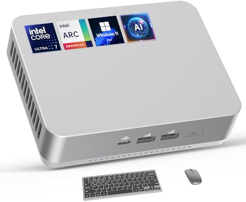 ASUS NUC 14 Pro+ AI Mini PC, Intel Core Ultra 7 155H Mini Desktop Computer, 16GB DDR5 RAM, 1TB PCIe SSD, Intel Arc GPU, Win 11 Pro, Thunderbolt 4, WiFi 6E, VESA Mount, Small PC for Work & Creativity