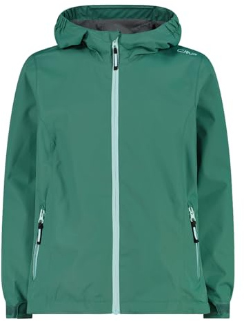 CMP Mädchen Regenjacke Outdoorjacke Jacket Fix Hood, Farbe:Grün, Größe:152, Artikel:-E811 Agave