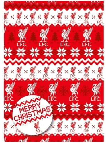 Liverpool FC Xmas Gift Wrap, Cards, Giftwrap & Giftbags, Sports, Gift