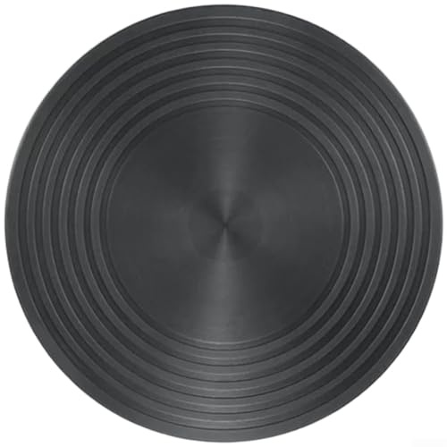 EffiFish Placa separadora de calor de 28 cm, mango extraíble, adaptador de inducción para estufa de vidrio (28 cm)