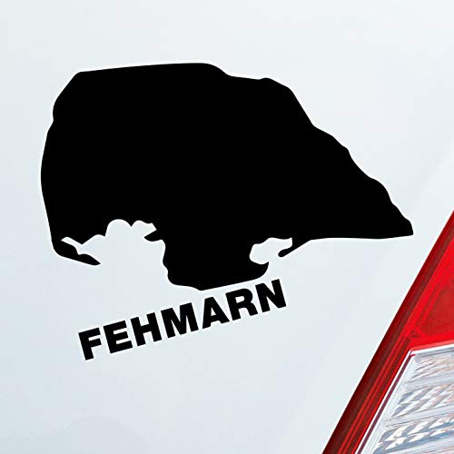 Hellweg Druckerei Fehmarn Insel Deutschland Urlaub Spaß Auto Aufkleber Sticker Heckscheibenaufkleber