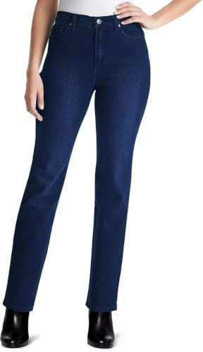 Gloria Vanderbilt Amanda Classic High Rise Tapered Jean Standard, Portland Wash, 38 Longue Femme