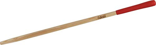 Idealspaten 65011515 Langstiel-Esche gerade mit rotem Gummipfropfen 120 cm, hell braun, 40 x 25 x 15 cm