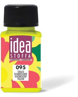 Farben Idea Stoff 60 ml Neongelb