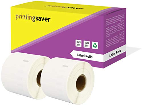 Printing Saver 2X 11351 11 x 54 mm Schmucketiketten (1500 Stück/Rolle) kompatibel für LabelWriter 310 320 330 4XL 400 450 Turbo/Twin Turbo/Duo & Seiko SLP Etikettendrucker