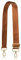 Allzedream Taschengurt Crossbody Bag Damen Breiter Gurt Zum Wechseln Einstellbar Umhängetasche (Braun)