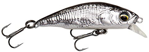 Savage Gear 3D Sticklebait Twitch - Wobbler, Größe/Gewicht/Farbe:4.5cm / 4g / Black Silver