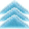 300 Stück 16-14 AWG Kabelverbinder Wasserdicht Schrumpfverbinder Quetschverbinder Blau - Kabelverbinder Stoßverbinder Kabelschuhe Set Schrumpfverhältnis 2:1