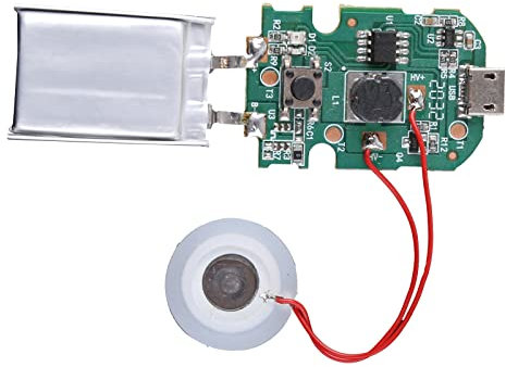 Yushu USB Mini Luftbefeuchter DIY Kit, Ultraschall Zerstäuber mit Metall Zerstäuberplatte, 5V Treiber Platine, für Luftbefeuchter Ersatzteile