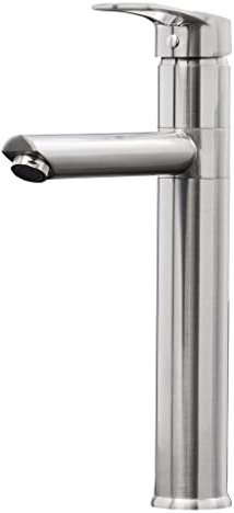 Liquida W16BN Single Lever 360 Degree Swivel Spout Brushed Nickel Kitchen Tap
