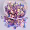 360 paillettes a forma di conchiglia, paillettes, per fai da te, decorazione di nozze, 13 mm, viola B