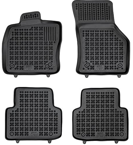 MOTOS Gummimatten Auto Fussmatte passt für Cupra Leon 2020-2024 Verbessern Sie Ihren Reisekomfort mit Antirutschmatte Auto - Allwetter fußmatten Auto, Schutz vor Verschmutzung