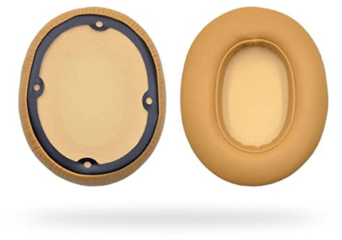 MEZE 99 Classics Ohrpolster, Ersatz-Ohrpolster für MEZE 99 Classics, M99C-WG Ohrpolster-Schaumstoffhüllen, weiches, strapazierfähiges Leder und bequemer Schwamm, MEZE 99 Classics Pads (gelb)