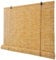 Bambus Rollos, Jalousien Bambusrollo Raffrollo Sichtschutz Rollos Für Terrasse, Veranda, Balkon,Breite 55/60/80/95/105/120/130/150/160cm Holzrollo (Color : Natürliche Weiße Linie)
