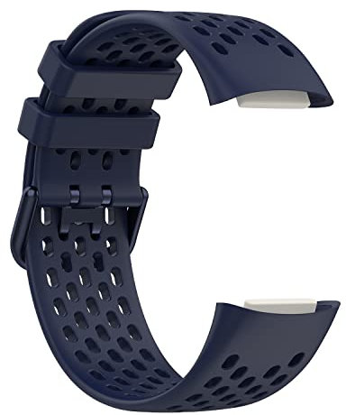 Armband Kompatibel mit Fitbit Charge 6/5, Uhrenarmband aus Silikon, Silikonarmband, Uhrenarmbänder, Ersatzarmband für Damen Herren