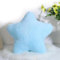 Bettschlange Kuschelkissen Kinder, Stern Kinderkissen, Weiche Flauschige Sternenkissen, Kissen Kinderzimmer Sternform Dekokissen für Mädchen & Jungen Zuhause Schlafzimmer,Himmelblau,30x30cm