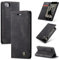 owlhold Handyhülle für Samsung Galaxy A50/A50S/A30S Hülle, Premium Lederhülle Weiches Vintage-Nubukleder Faltbare Ständer Klapphülle stoßfest Schutzhülle für Samsung A50/A50S/A30S -Schwarz