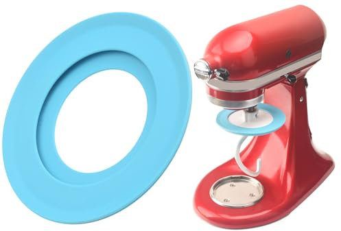 KINTLE Upgrade Dough Hook Shield Compatible with Kitchen Aid 4.5qt & 5qt Tilt Head Stand Mixers and Dough Hook, Easy Installation and Easy Cleaning, blue, MOCF-JBQLQ-2
