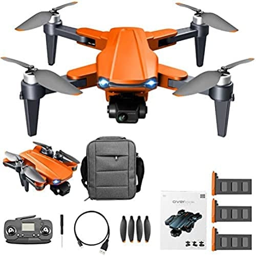 Droni GPS WiFi FPV da 5 GHz, Mini Drone con fotocamera HD 8K, Drone Pieghevole con Gimbal a 3 Assi, Drone GPS con Motore Brushless, Posizionamento del Flusso Ottico, Modalità Senza Testa,Ara